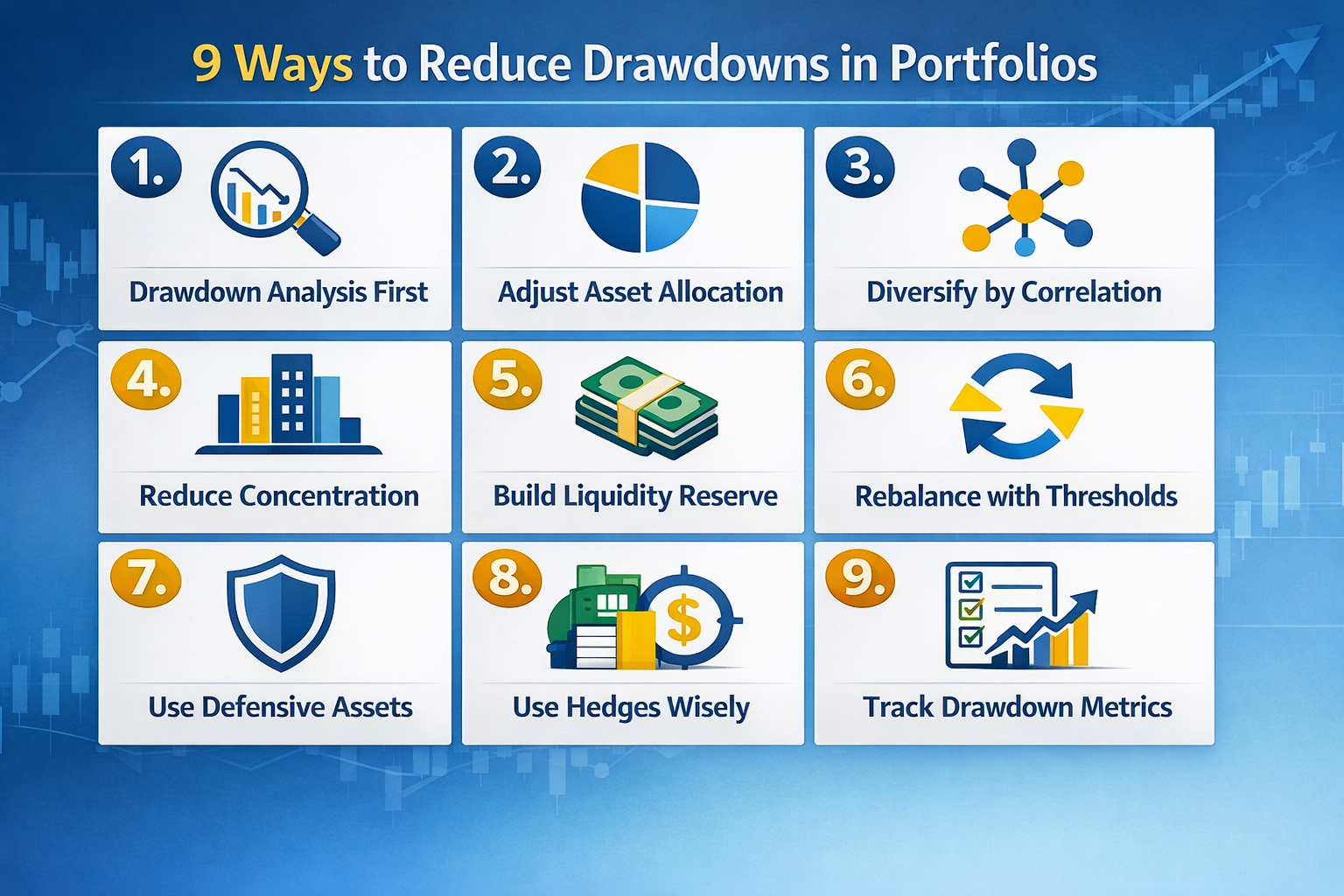 9 Ways to Reduce Drawdowns in Portfolios